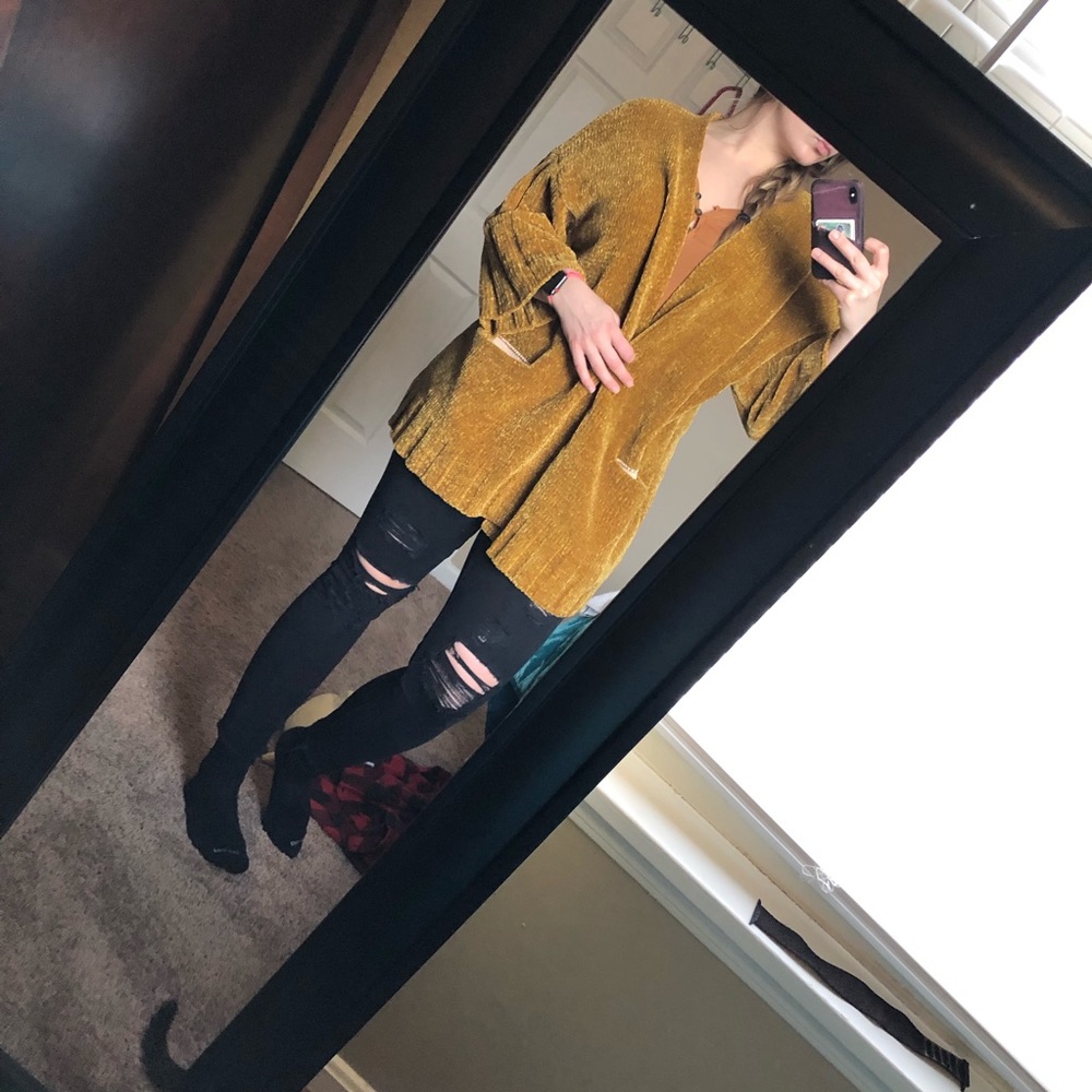 Anthropologie chenille oversized cozy sweater